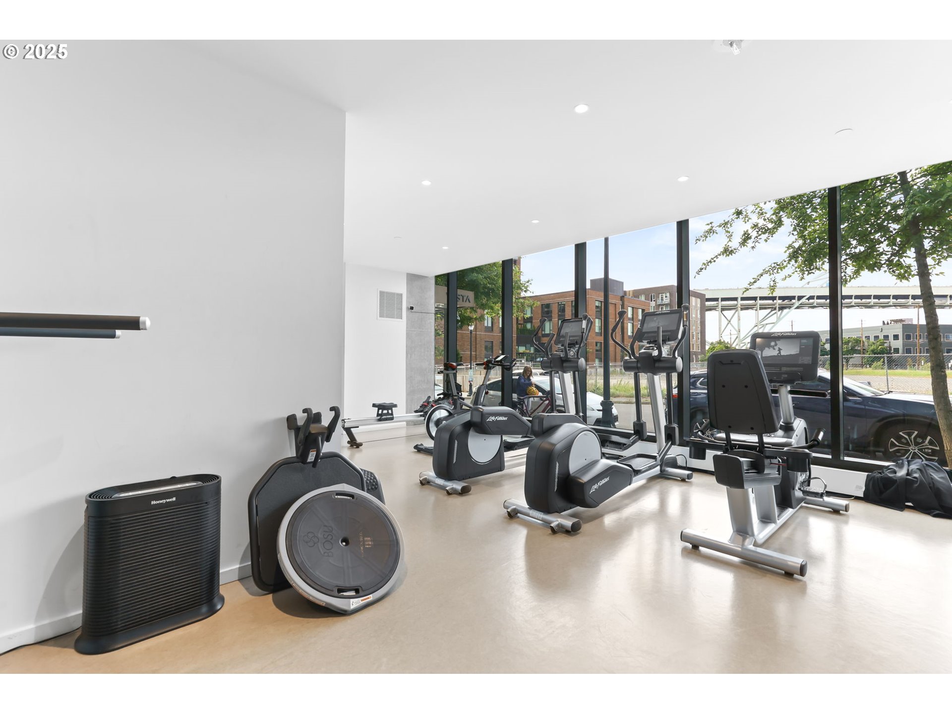 1150 Northwest Quimby Street, Unit 442 Portland, OR 97209 - Photo 36 of 47 a view of a room with gym equipment
