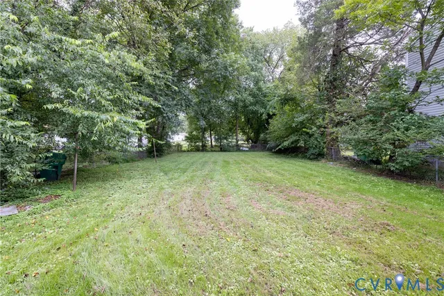 a view of a green yard