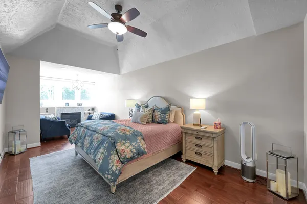 a view of a livingroom with workspace and a window