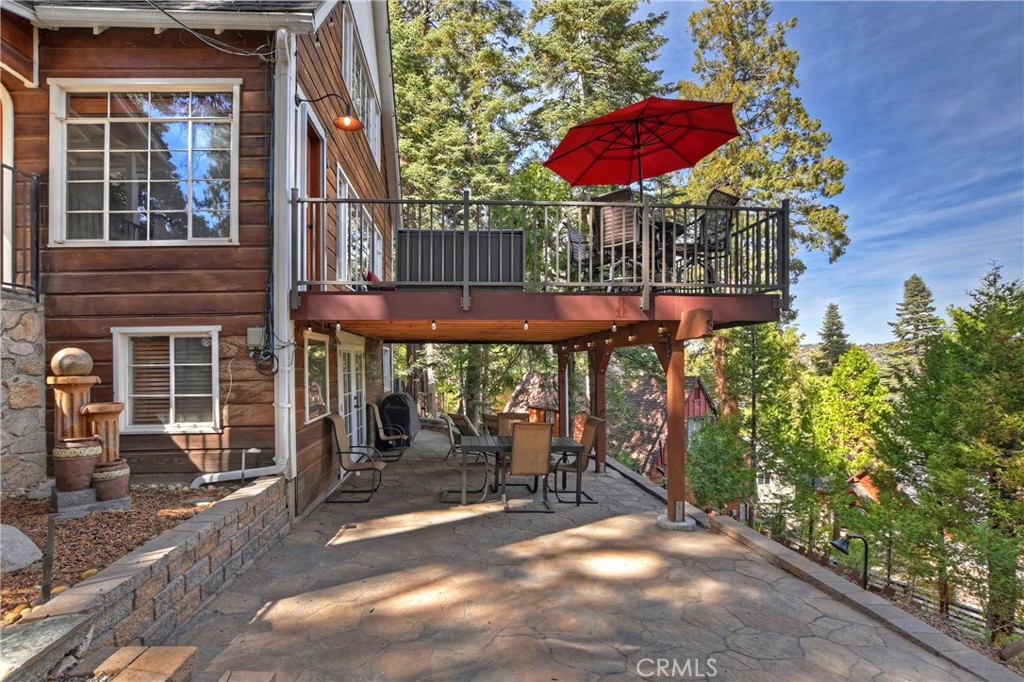 329 Summit Road Lake Arrowhead, CA 92352 - Photo 61 of 61 a view of a house with a yard