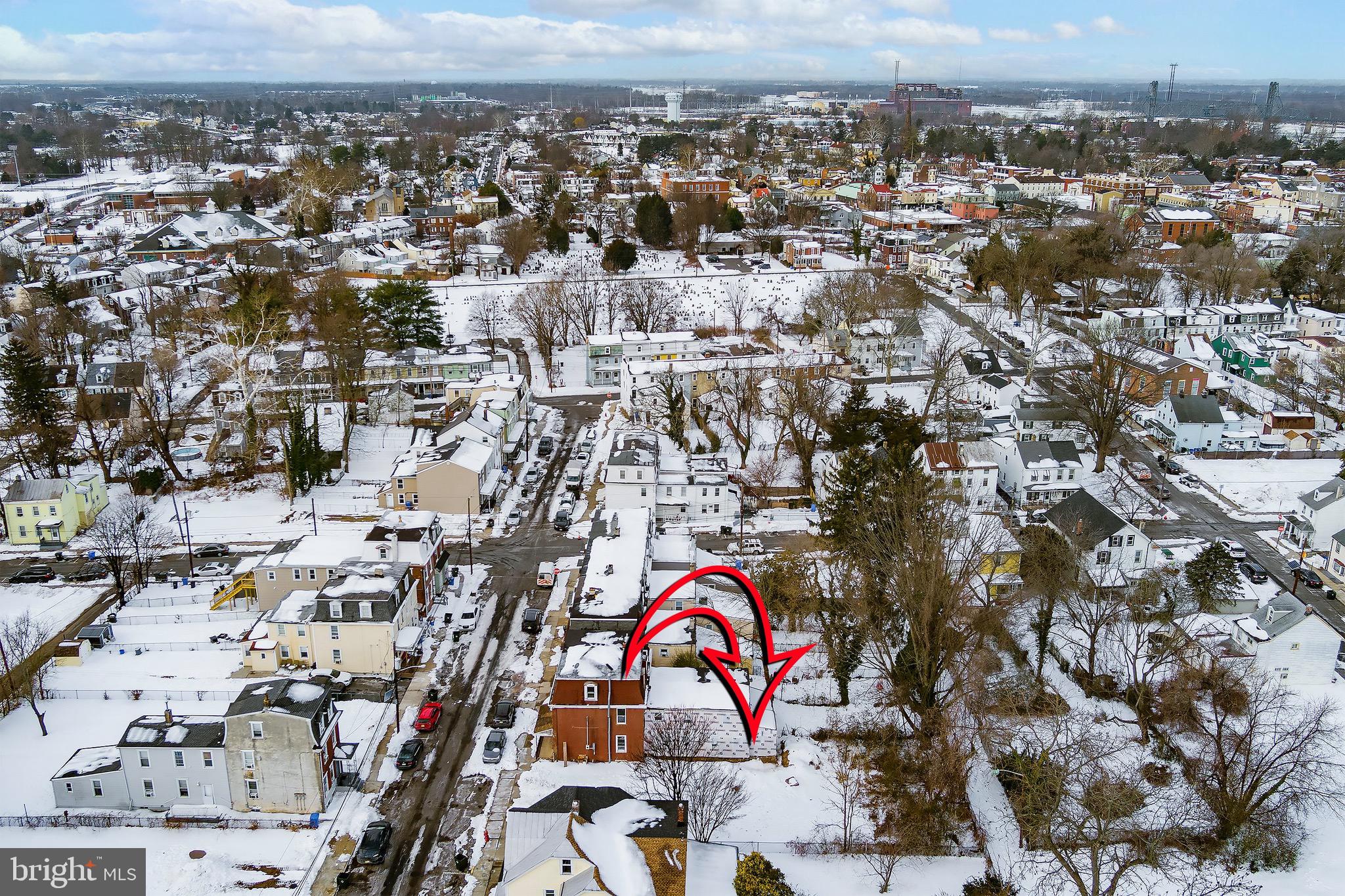 315 Jones Avenue Burlington, NJ 08016 - Photo 4 of 14 an aerial view of residential building and parking space