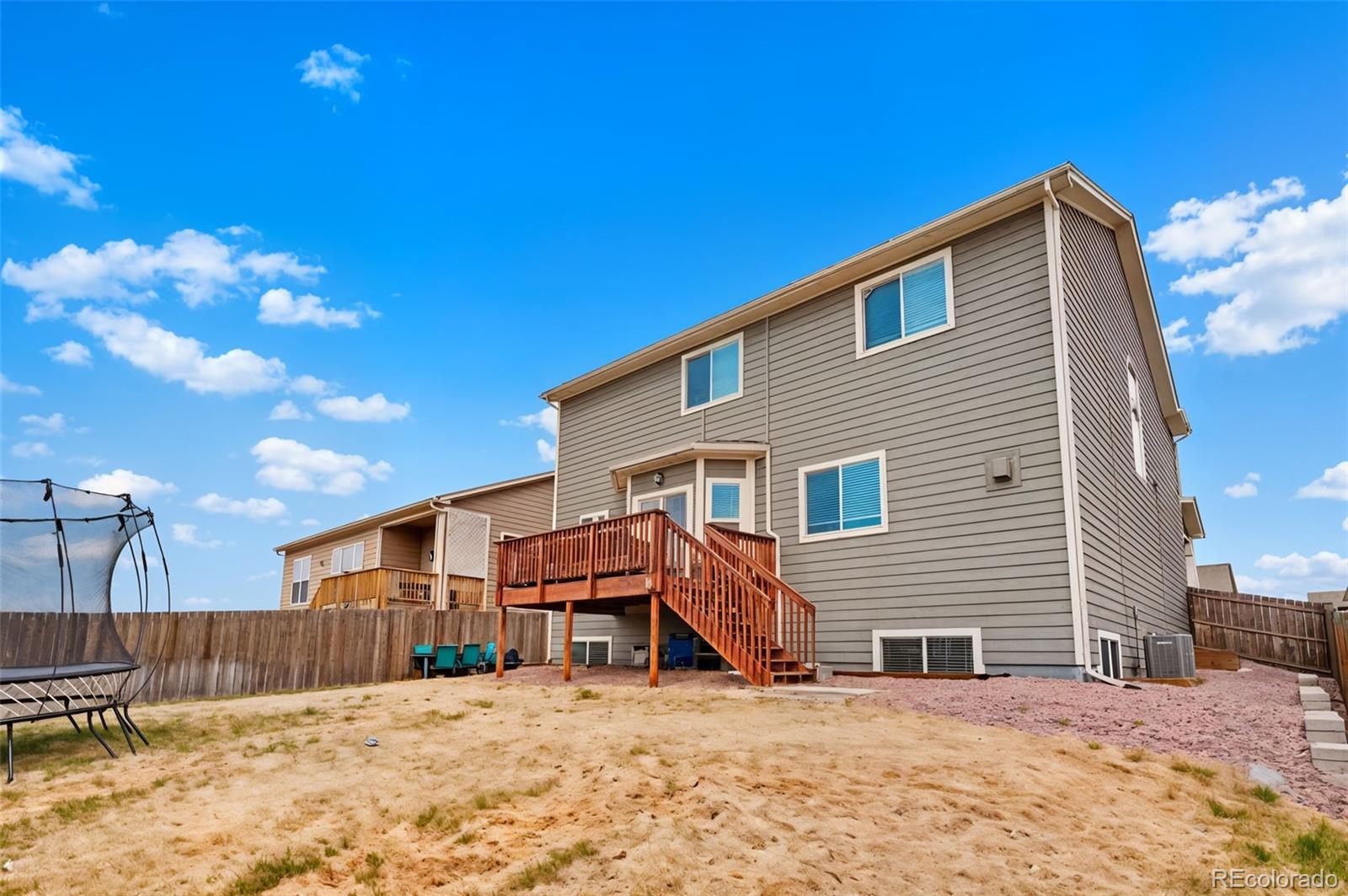8271 White Fish Way Colorado Springs, CO 80908 - Photo 34 of 47 a view of a house with a yard