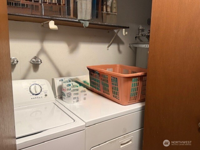 1 Lake Louise Drive, Unit 42 Bellingham, WA 98229 - Photo 8 of 21 a utility room with dryer and washer