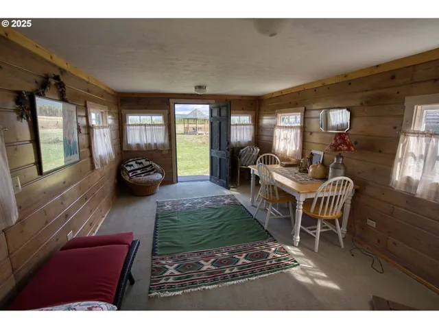 a view of a lake with outdoor space