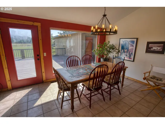 a balcony with wooden floor