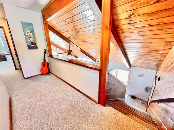 a very nice looking room with a large window