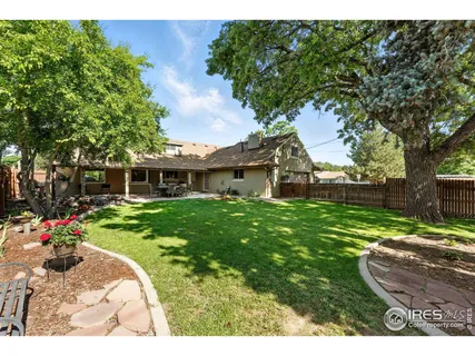 a view of a house with garden