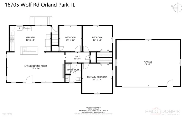 $799,000 | 16705 Wolf Road, Orland Park, IL 60467