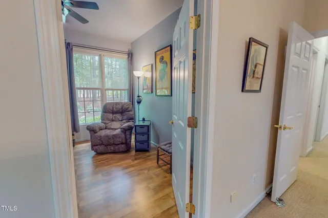 a view of outdoor space with deck and yard