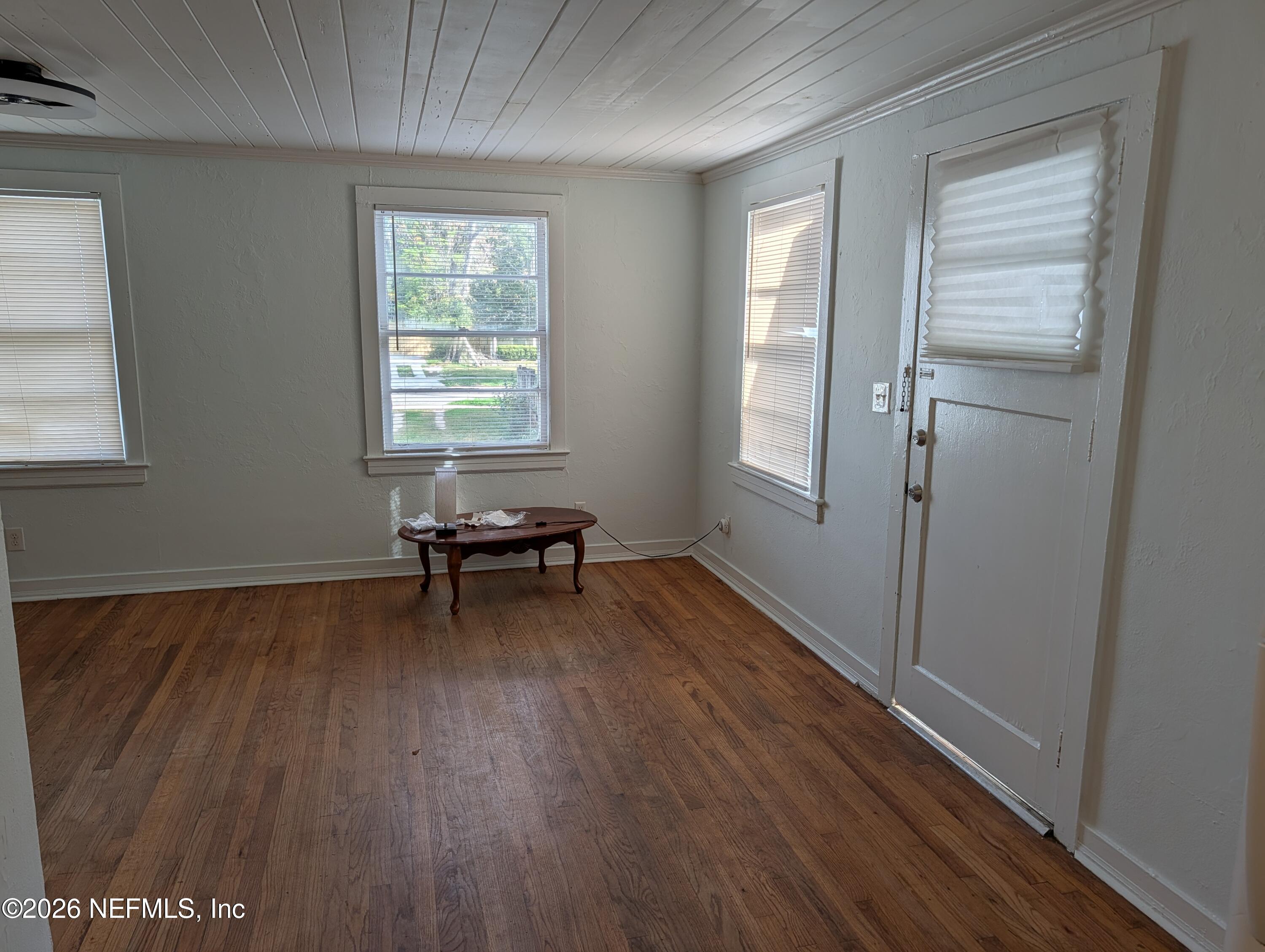1438 Dancy Street Jacksonville, FL 32205 - Photo 44 of 49 a view of a room wooden floor and bench in a room
