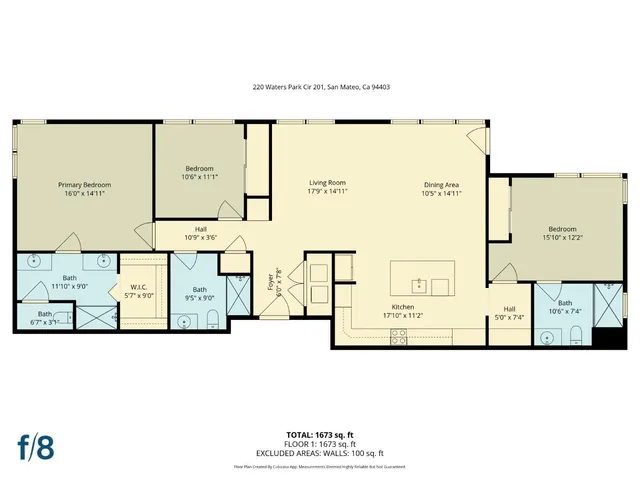 $1,498,500 | 220 Waters Park Circle, Unit 201, San Mateo, CA 94403