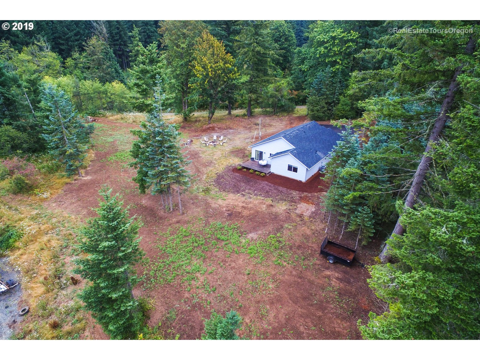 11909 Southeast Laughing Water Road Sandy, OR 97055 - Photo 20 of 22 a view of backyard with green space