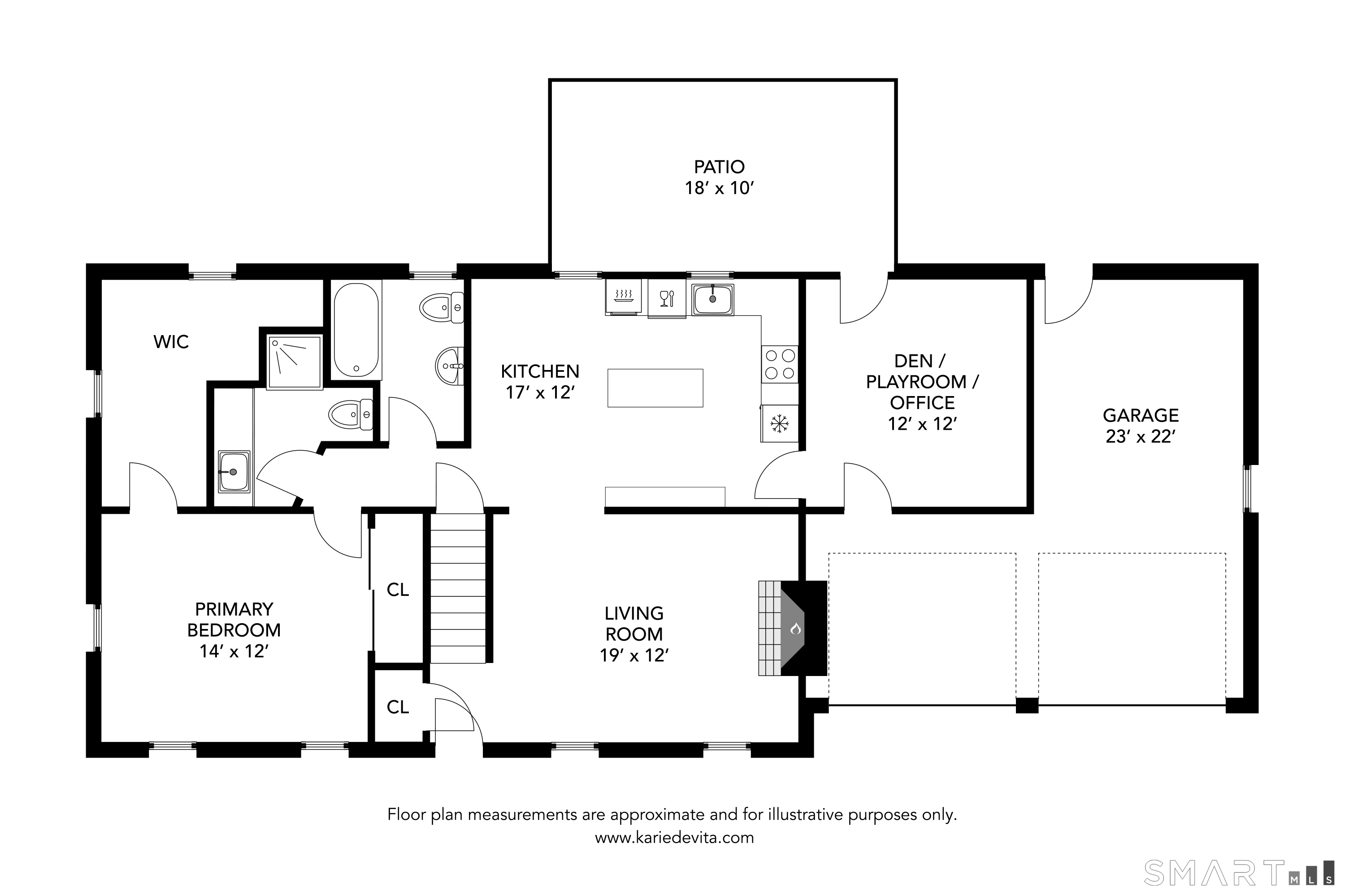 172 Weymouth Road Enfield, CT 06082 - Photo 34 of 35 Main level floor plan