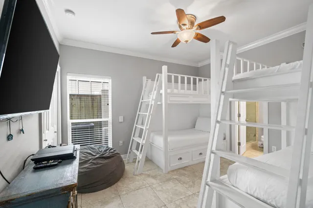 a view of a hallway with washer and dryer