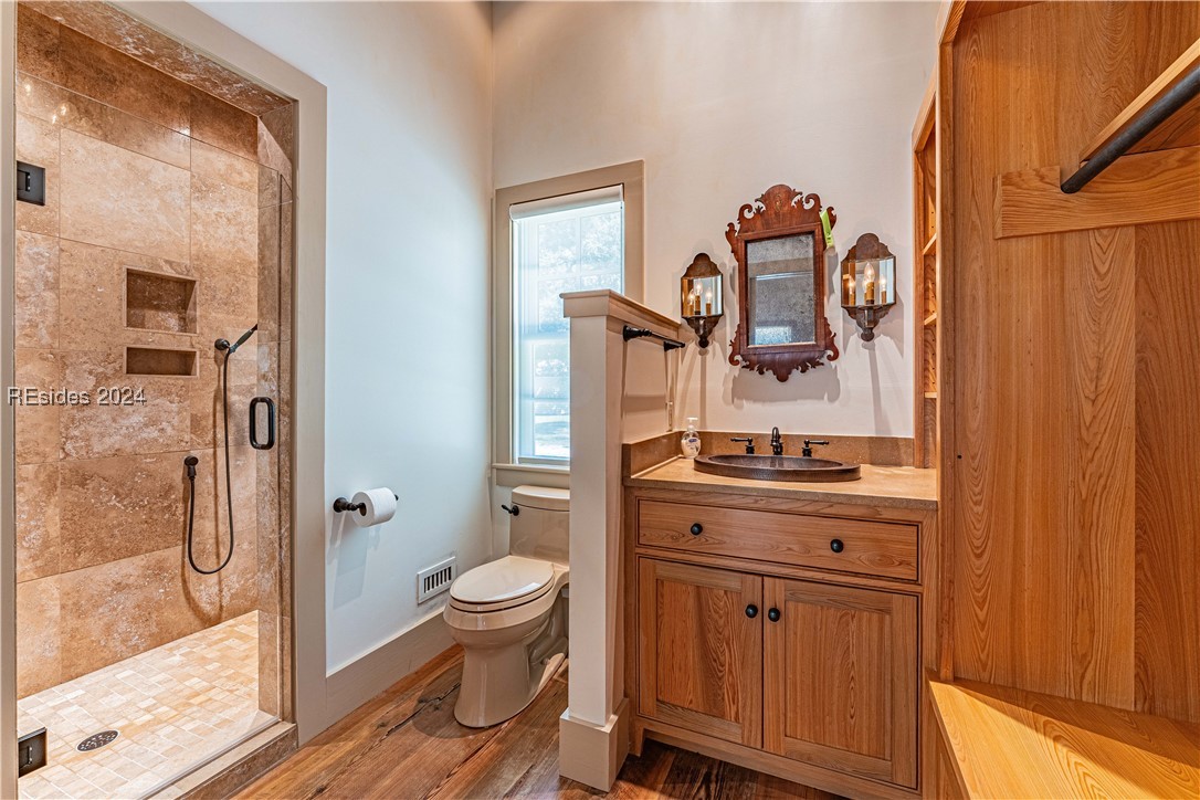 92 Dean Hall Road Seabrook, SC 29940 - Photo 60 of 99 East guest house bathroom; West guest house bathroom is identical