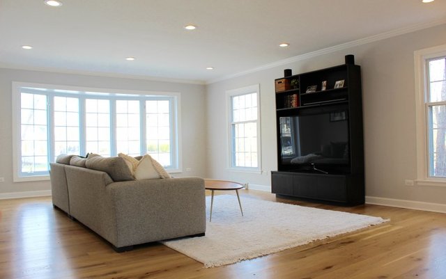 1720 Ridgewood Lane East Glenview, IL 60025 - Photo 10 of 24 a living room with furniture and a large window