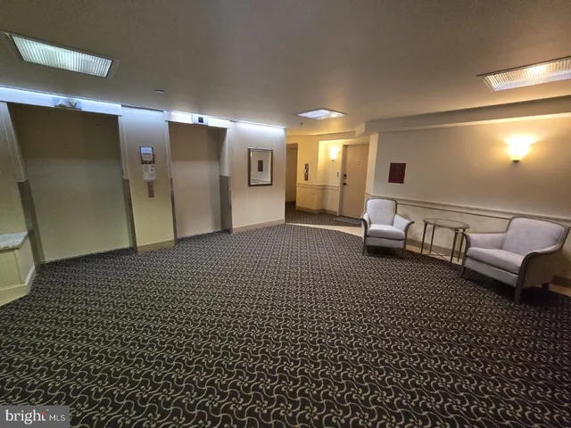 a view of a livingroom with furniture