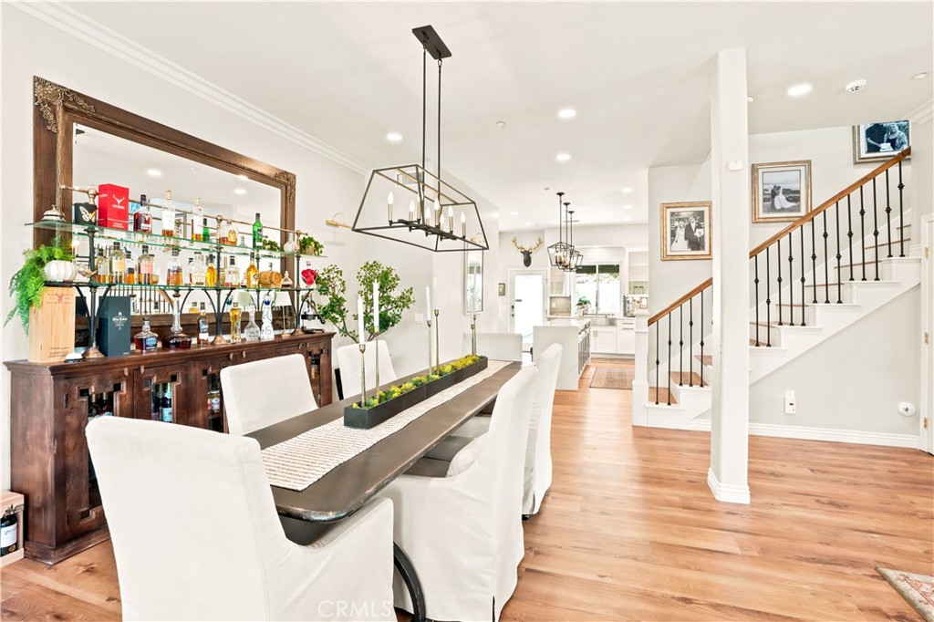 2424 Gird Road Fallbrook, CA 92028 - Photo 19 of 75 DINING ROOM TO KITCHEN AND STAIRS