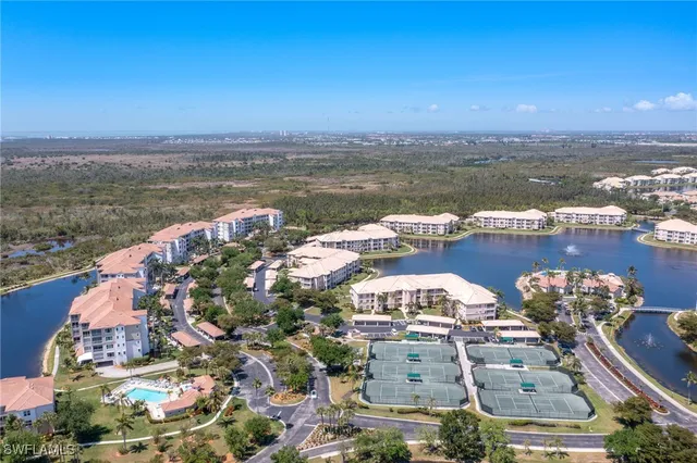 a view of a city with an ocean view
