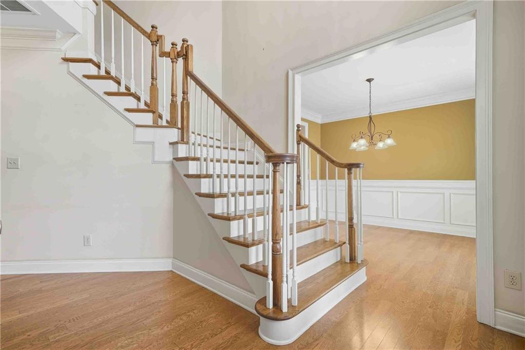 4055 Hill House Road Southwest Smyrna, GA 30082 - Photo 2 of 50 a view of entryway with wooden floor