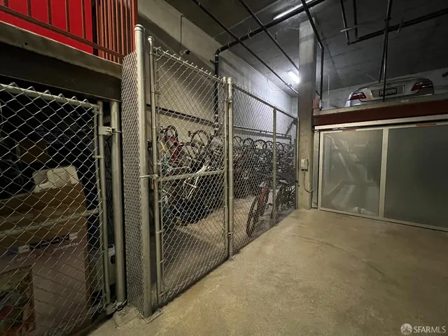 a view of parking garage