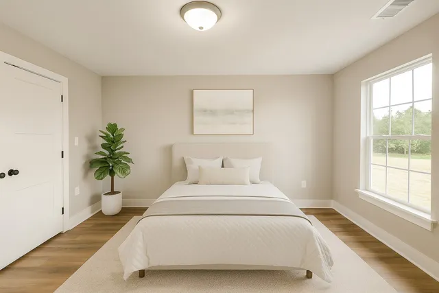 a bathroom with a double vanity sink toilet and a mirror