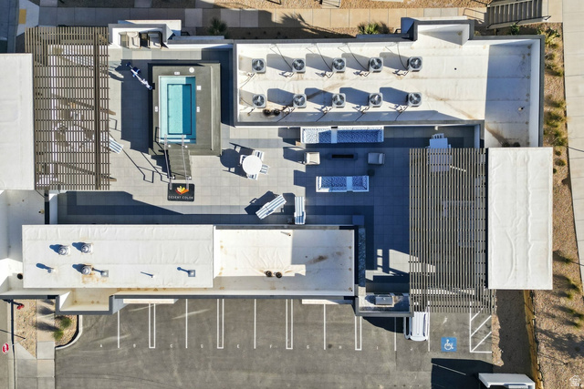 961 West Akoya Pearl Road, Unit 300 St. George, UT 84790 - Photo 48 of 60 Drone / aerial view of a pool area