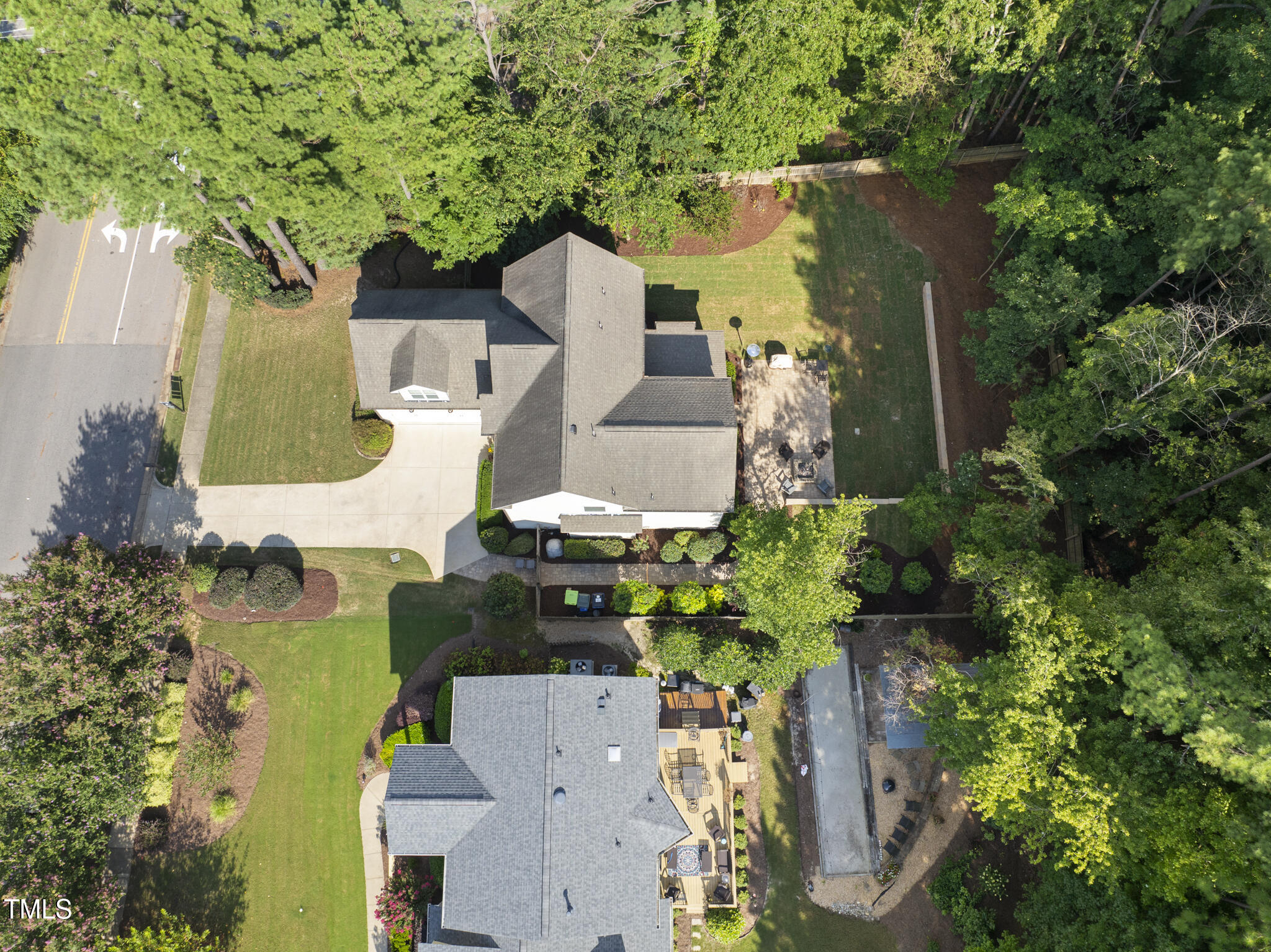 2216 Gresham Lake Road Raleigh, NC 27615 - Photo 6 of 52 an aerial view of a house with a yard swimming pool and outdoor seating