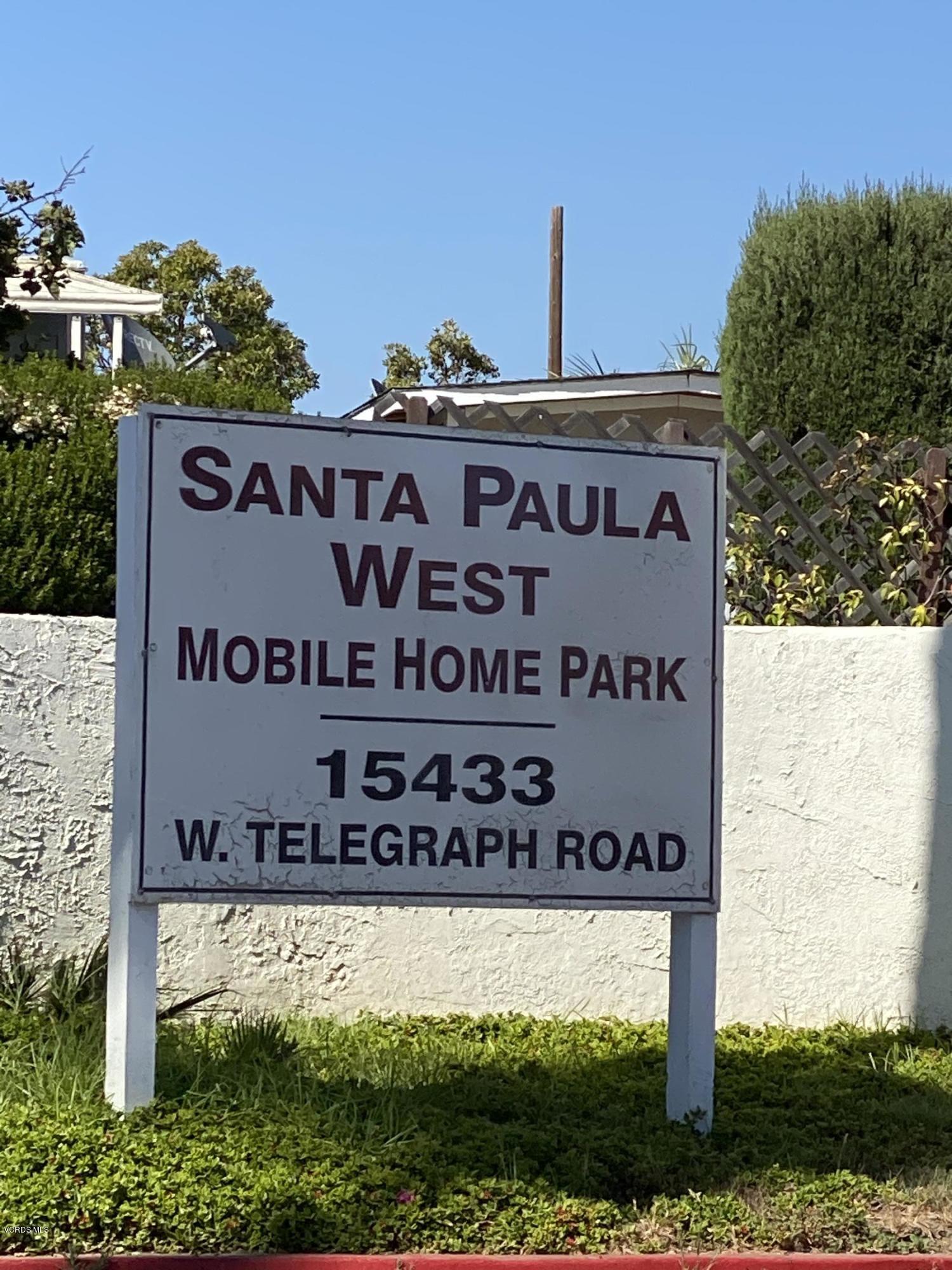 15433 West Telegraph Road, Unit 4 Santa Paula, CA 93060 - Photo 52 of 52 a sign on the side of a building
