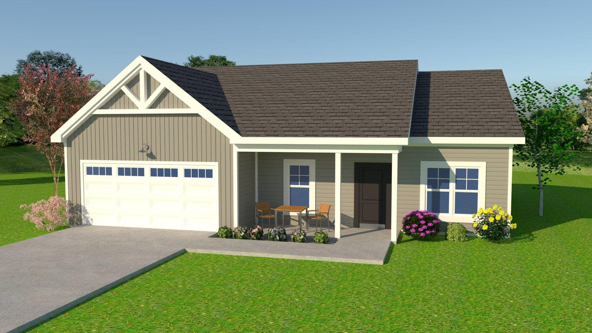 111 Regis Lane Coats, NC 27521 - Photo 34 of 36 a front view of a house with garden