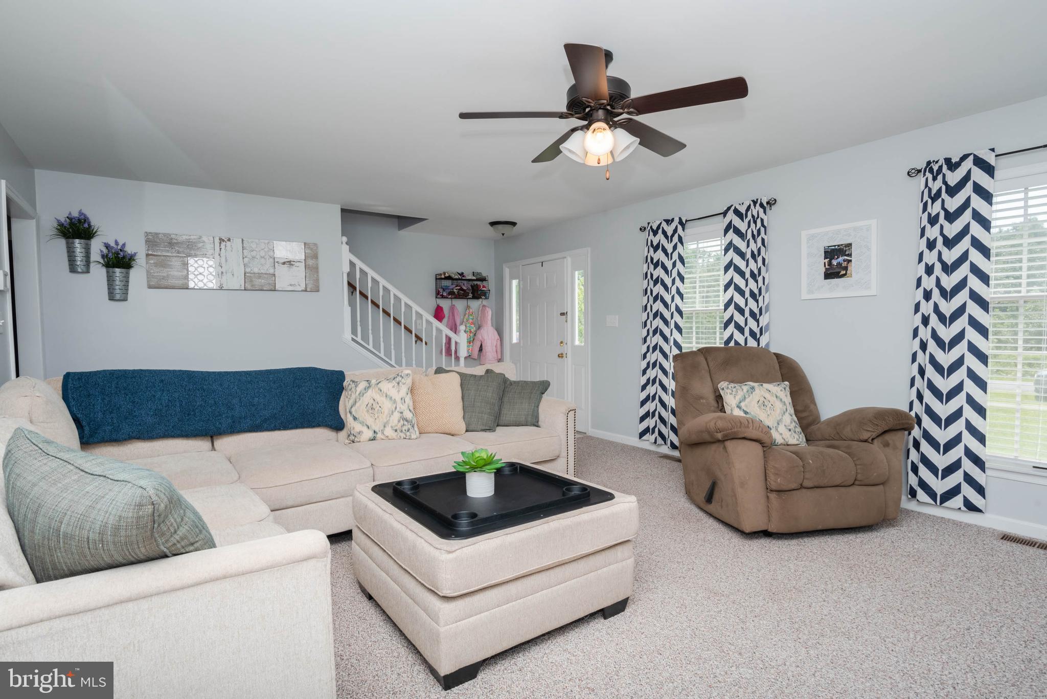 9303 Green Branch Road Willards, MD 21874 - Photo 3 of 19 Family Room/ Staircase