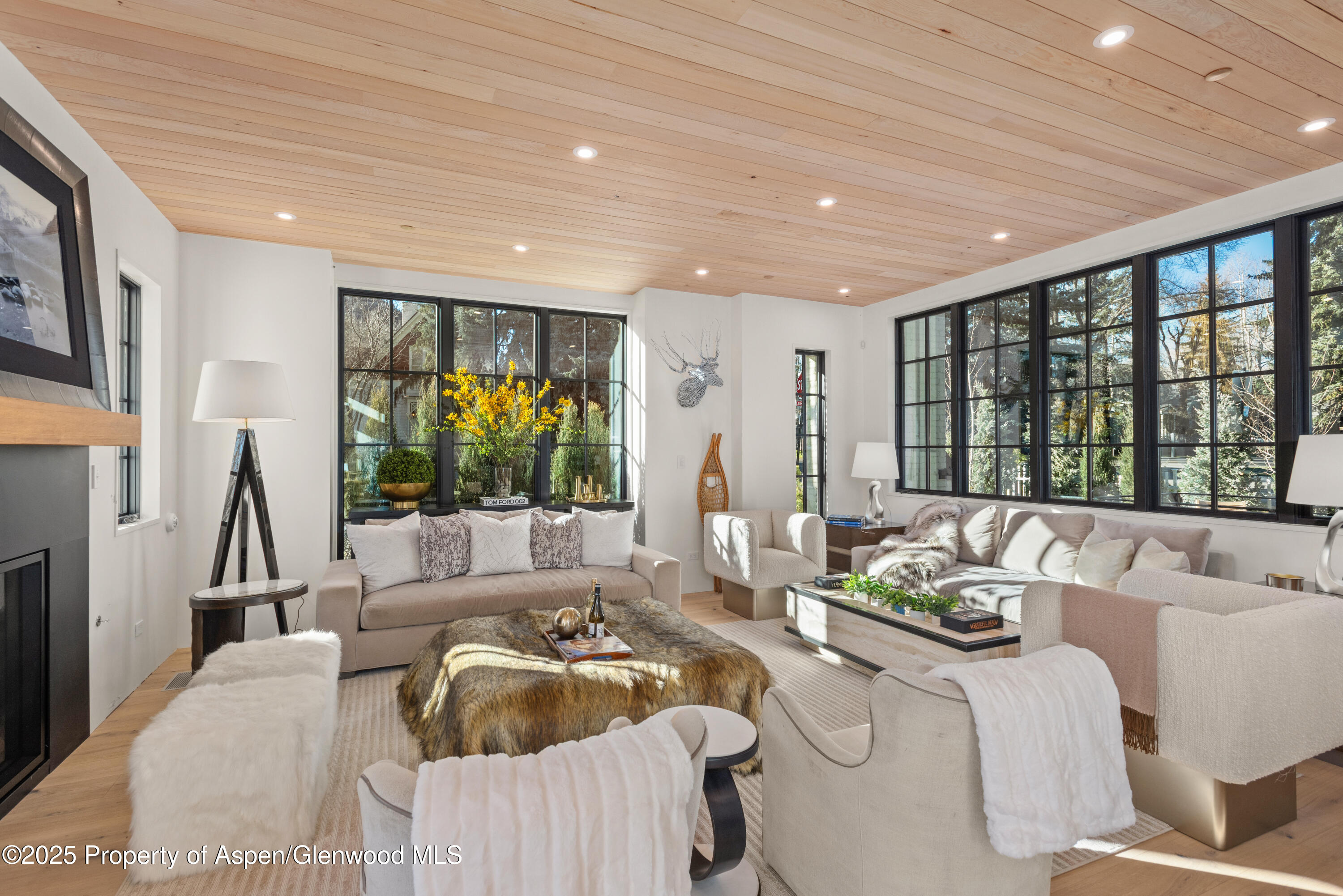 502 North 6th Street Aspen, CO 81611 - Photo 7 of 17 a living room with furniture and a large window