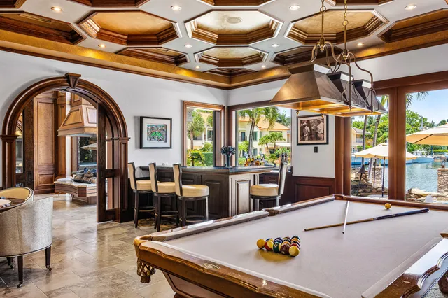 a view of a chairs and tables in patio