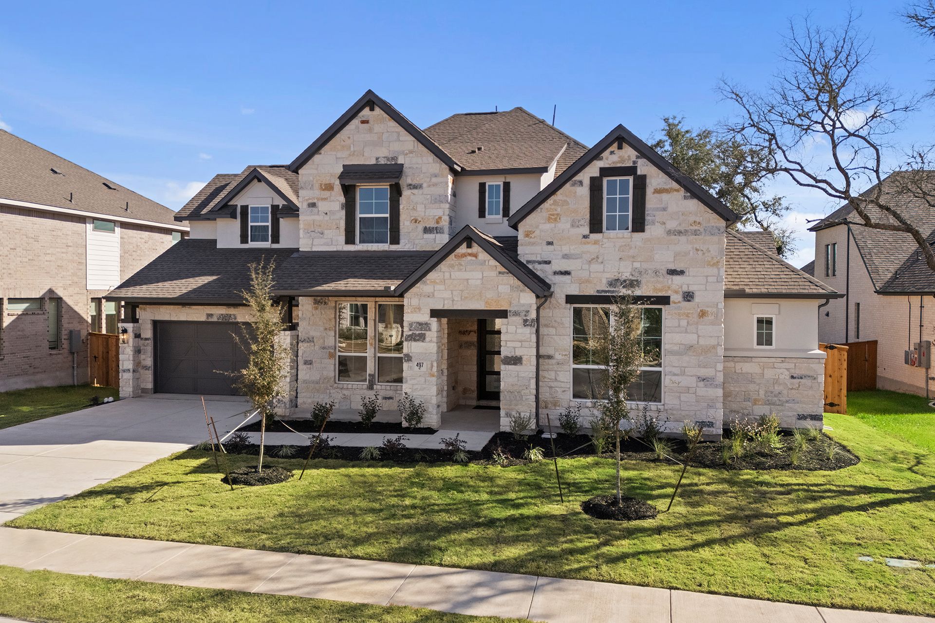 497 Wood Thrush Run Kyle, TX 78640 - Photo 2 of 35 497 Wood Thrush Run - Weston C Elevation