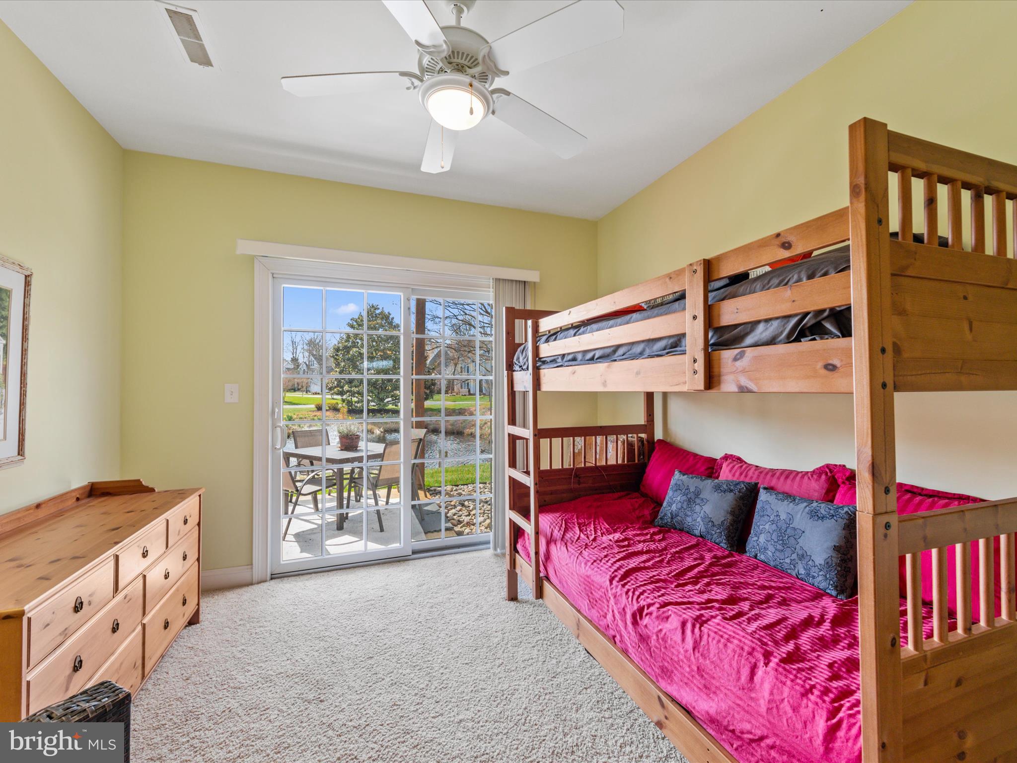 16 Wills Way, Unit 48 Rehoboth Beach, DE 19971 - Photo 17 of 49 Entry Level Bedroom overlooking pond