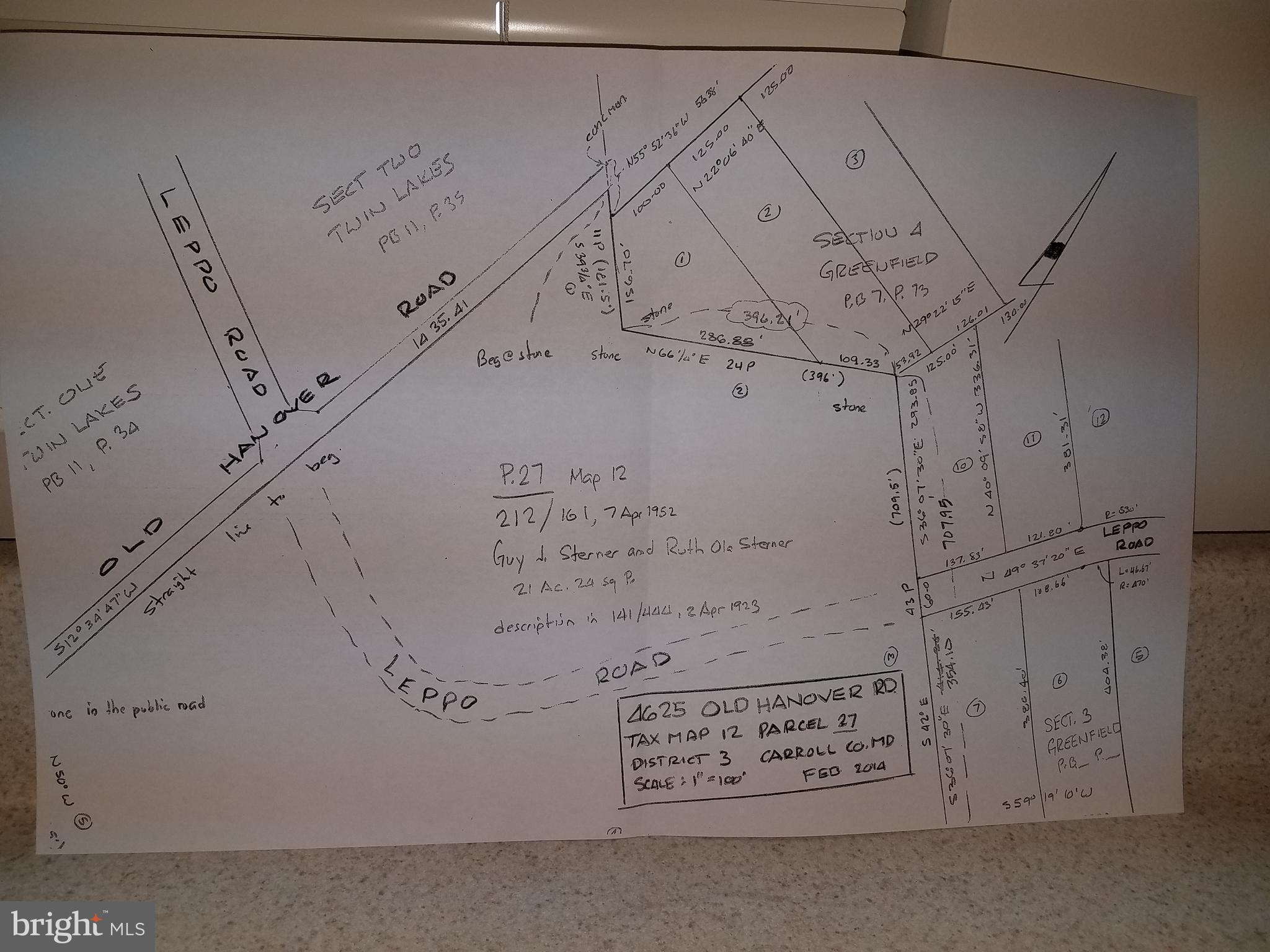 4625 Old Hanover Road Westminster, MD 21158 - Photo 10 of 21 Preliminary LOT Count