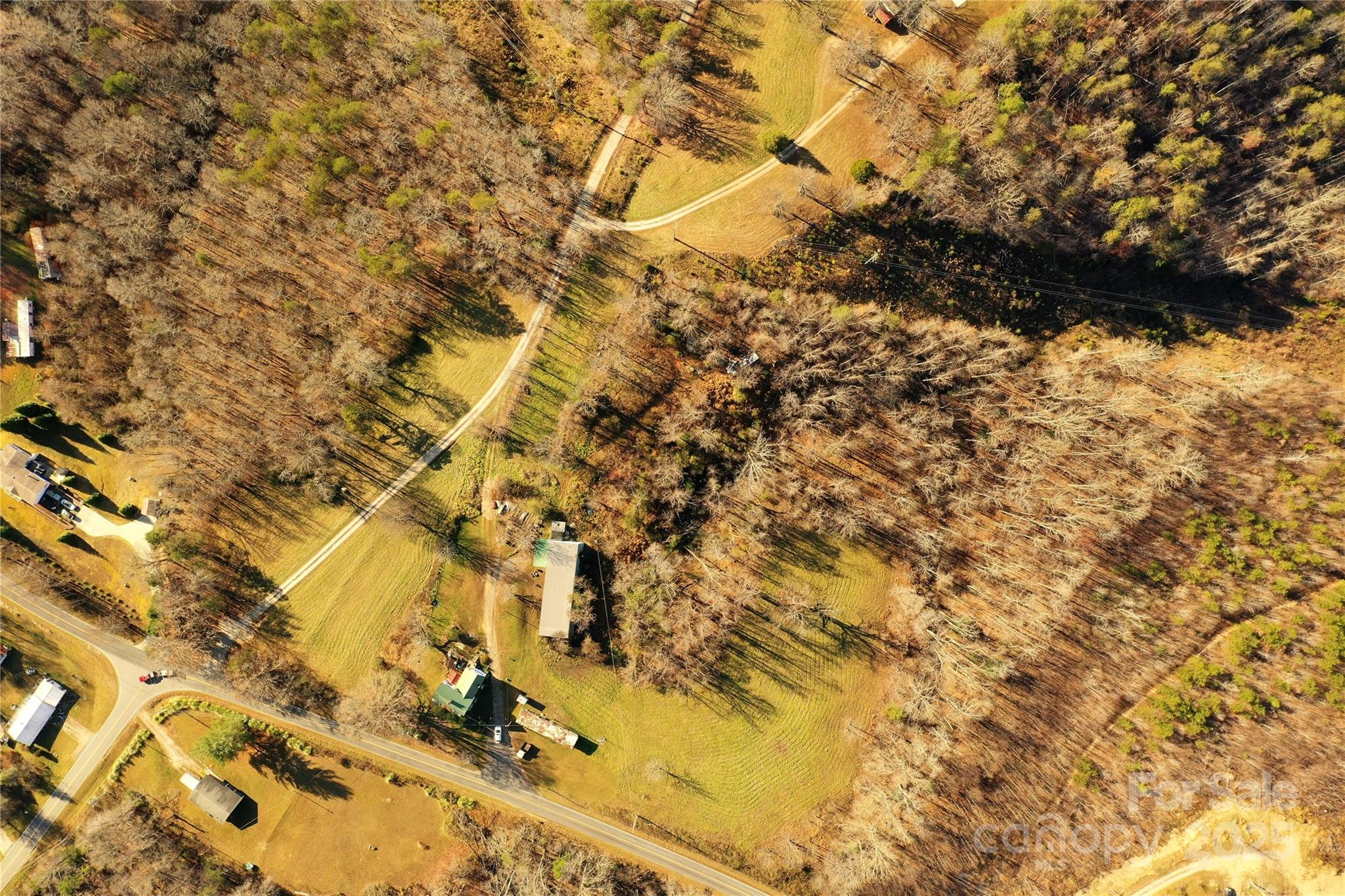 1632 Vein Mountain Road Nebo, NC 28761 - Photo 3 of 14 a backyard of a house with a yard