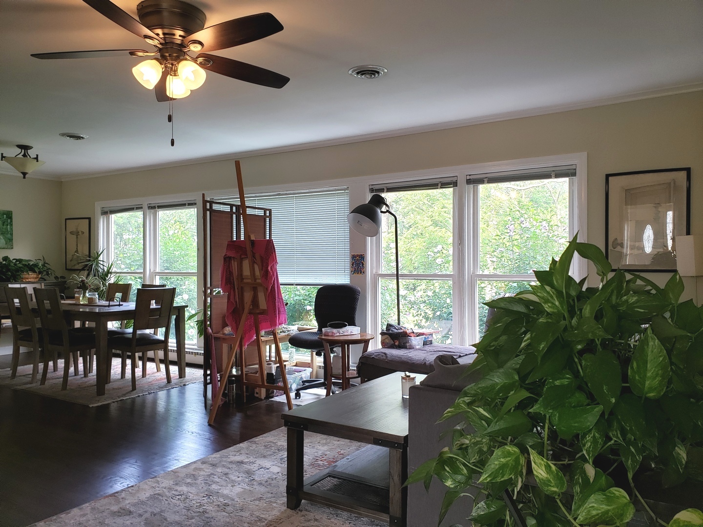 515 Warren Road Glenview, IL 60025 - Photo 3 of 11 a workspace with furniture window and outside view