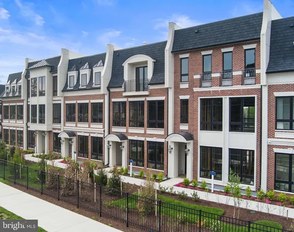 front view of a brick house
