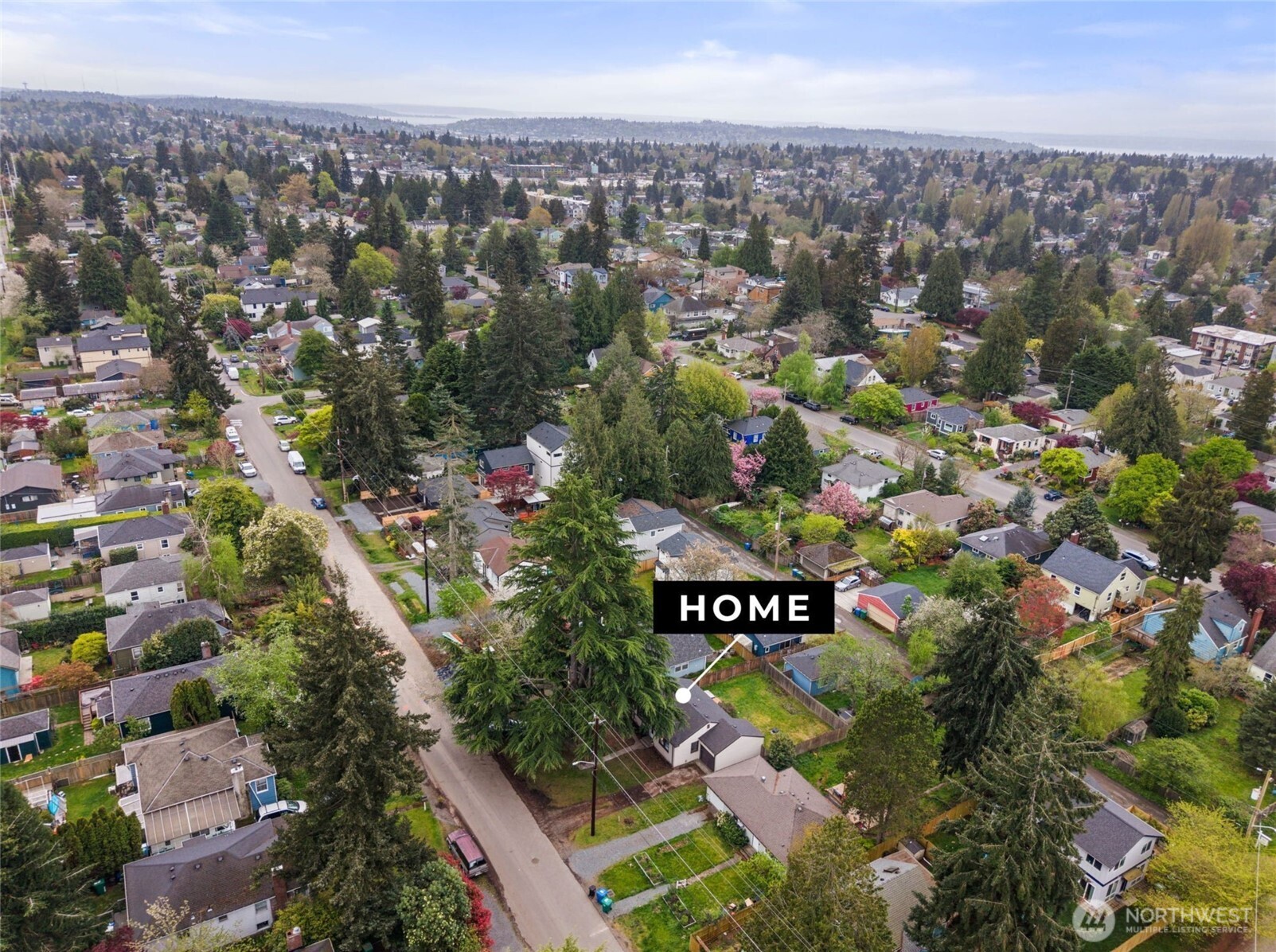 9747 Evanston Avenue North Seattle, WA 98103 - Photo 34 of 34 an aerial view of a city