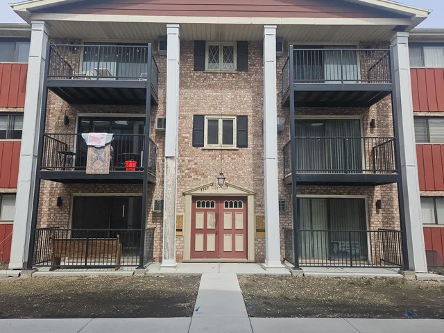 a front view of a house with entryway