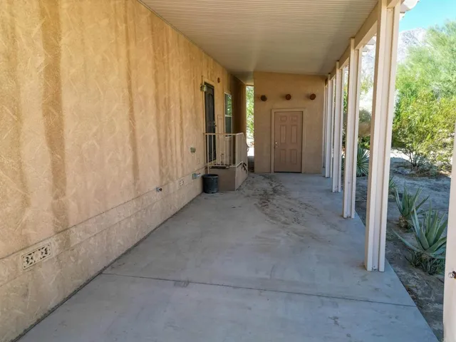 a view of a entryway door of the house
