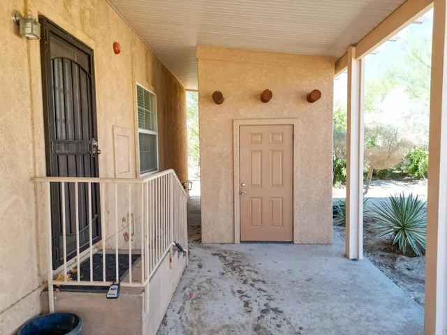 a view of wooden fence