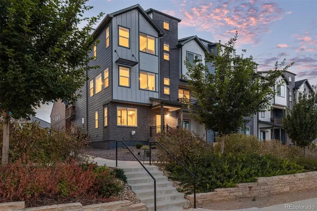 a front view of a multi story residential apartment building