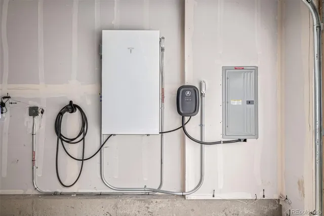 a view of a building center a street