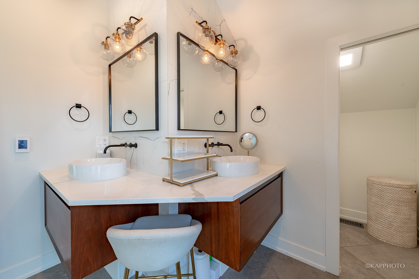 15 North Ada Street Chicago, IL 60607 - Photo 31 of 41 a bathroom with a sink and a mirror