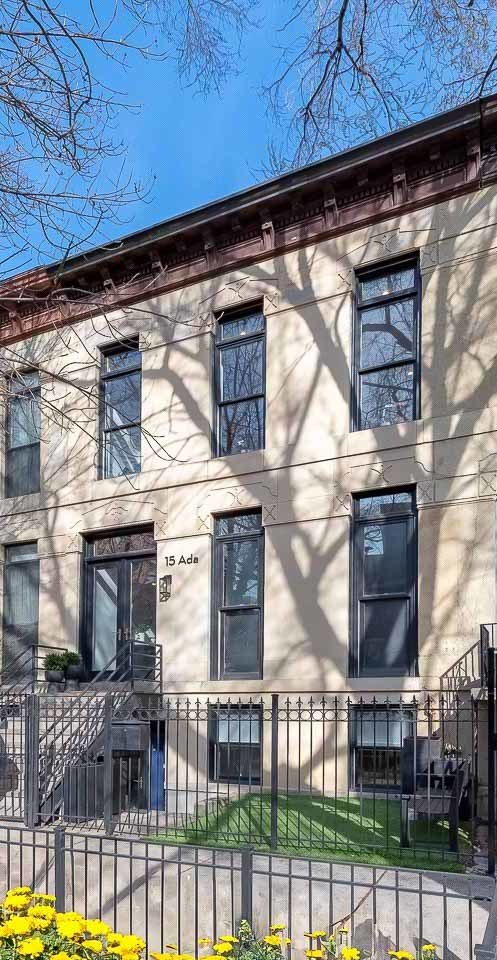 15 North Ada Street Chicago, IL 60607 - Photo 34 of 41 a front view of a house with a glass door