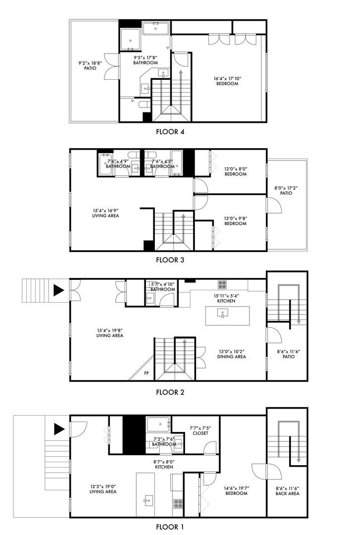 15 North Ada Street Chicago, IL 60607 - Photo 41 of 41 a view of a white and white wall