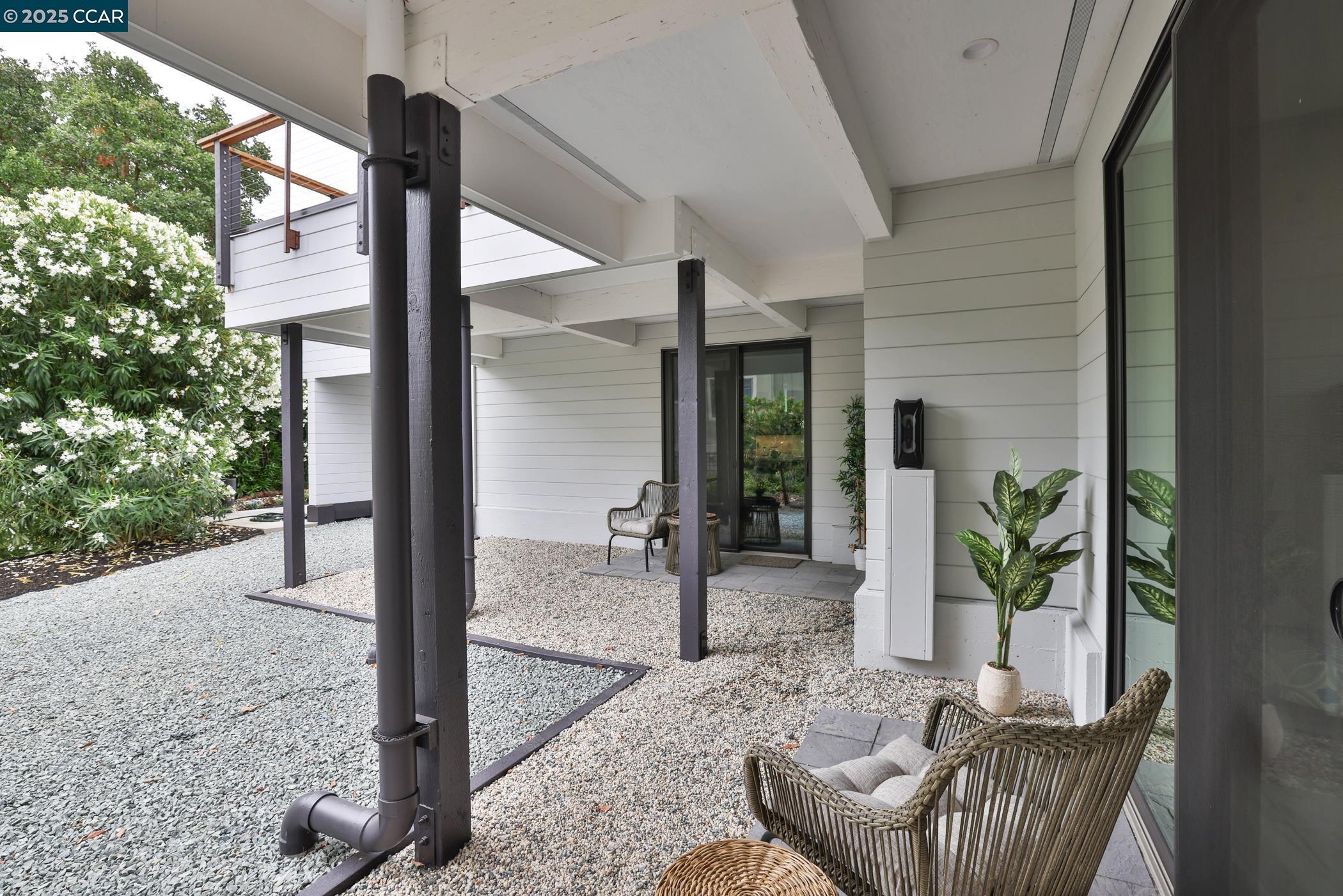 946 Risa Road, Unit A Lafayette, CA 94549 - Photo 17 of 17 a view of an entryway with backyard of the house