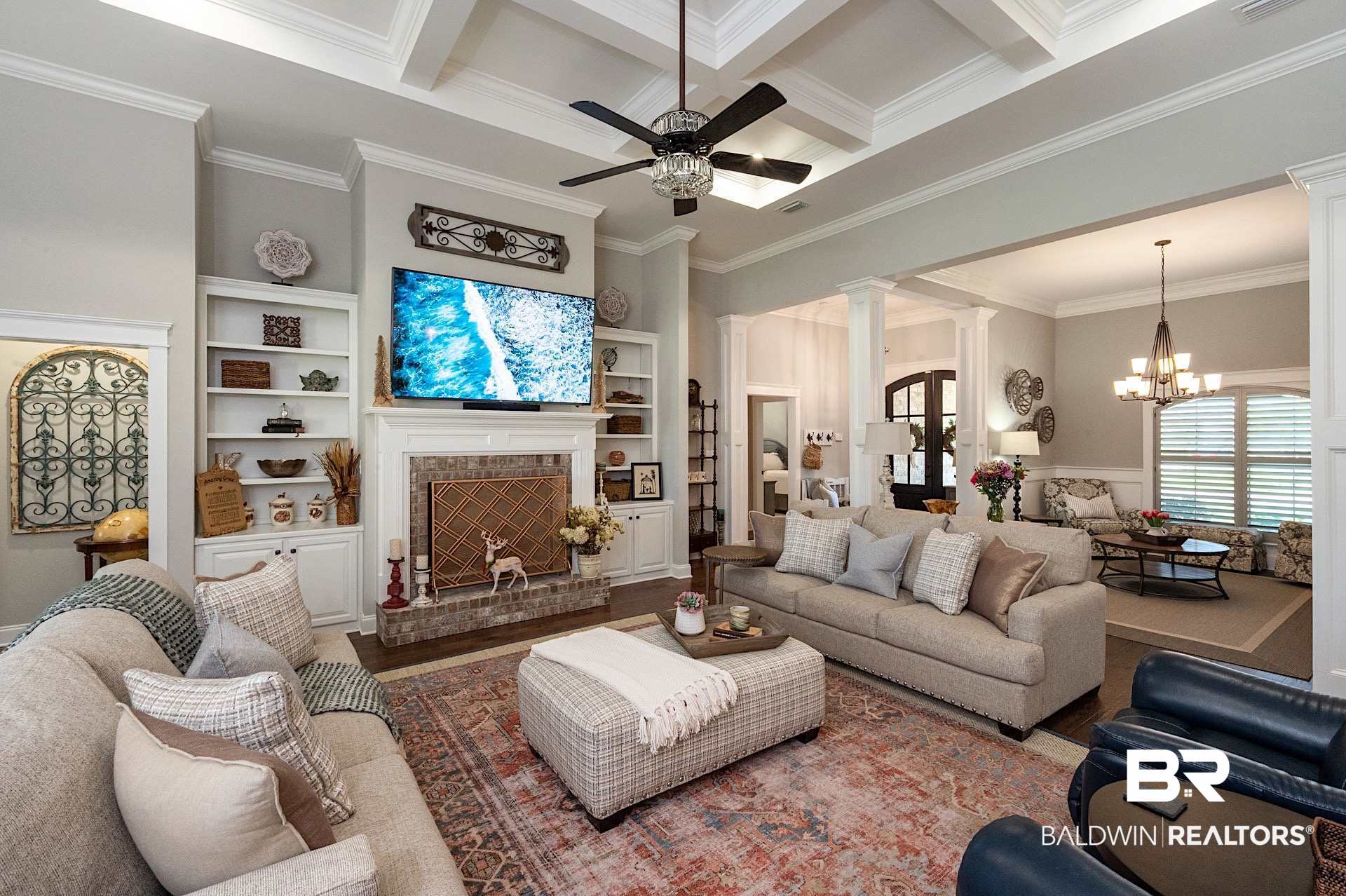 10705 Warrenton Road Daphne, AL 36526 - Photo 14 of 50 Custom Coffered Ceilings